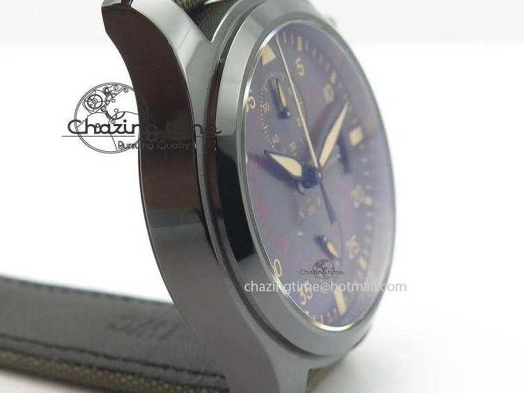 MIROTIME 0119 Pilot Top Gun Miramar IWC388002 ZF 1:1 Best Edition Ceramic Case On Nylon Strap A Practical 7345